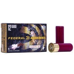 Federal PFC15400 Premium VitalShok 12 Gauge 2.75 9 Pellets 00 Buck Shot 5 Per Box 50 Case