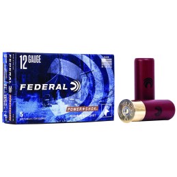 Federal F1274B PowerShok Magnum 12 Gauge 2.75 27 Pellets 1 14 oz 4 Buck Shot 5 Per Box 50 Case