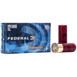 Federal H13200 PowerShok Low Recoil 12 Gauge 2.75 9 Pellets 1 316 oz 00 Buck Shot 5 Per Box 50 Case