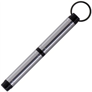Backpacker Keyring Pen Silver