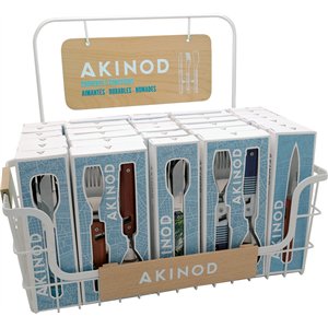 Metal and Wood Display Basket