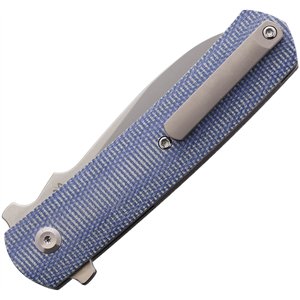 Ulys Linerlock Blue Micarta