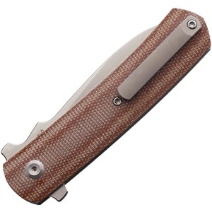 Ulys Linerlock Brown Micarta
