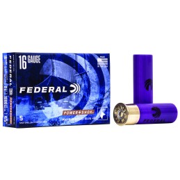 Federal F164RS PowerShok Shotshell 16 Gauge 2.75 78 oz Rifled Slug Shot 5 Per Box 50 Case