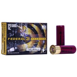 Federal PB131RS Premium VitalShok TruBall 12 Gauge 3 1 oz Rifled Slug Shot 5 Per Box 50 Case