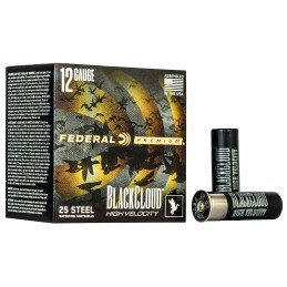 Federal PWBXH143BB Black Cloud FS High Velocity 12 Gauge 3 1 18 oz BB Shot 25 Per Box 10 Case