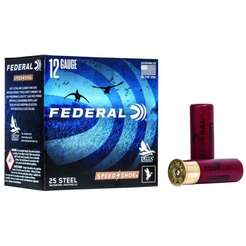 Federal WF142BB SpeedShok  12 Gauge 3 1 14 oz BB Shot 25 Per Box 10 Case