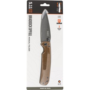 Braddock Linerlock Coyote