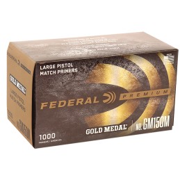 Federal GM150M Gold Medal Premium Large Pistol Multi Caliber Handgun 1000 Per Box