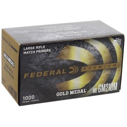 Federal GM210M Gold Medal Premium Large Rifle Multi Caliber 1000 Per Box