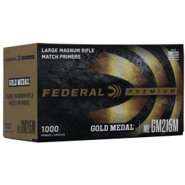 Federal GM215M Gold Medal Premium Large Rifle Mag Multi Caliber 1000 Per Box