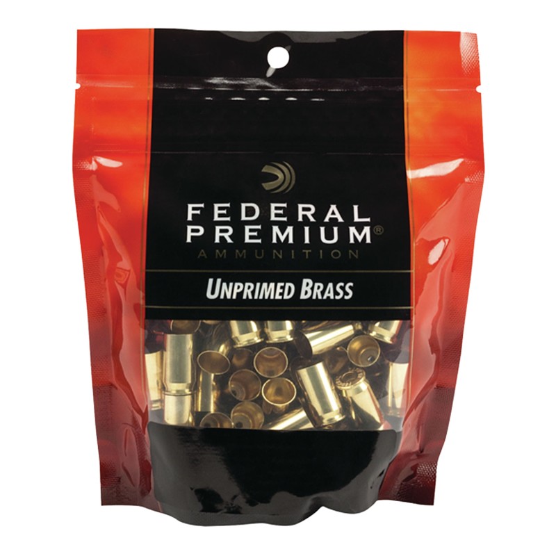 Federal PH9UPB100 Gold Medal Premium 9mm Luger Handgun Brass 100 Per Bag