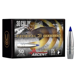 Federal PB308TA1 Premium Terminal Ascent Component 30 Cal .308 175 gr Terminal Ascent 50 Per Box 4 Case