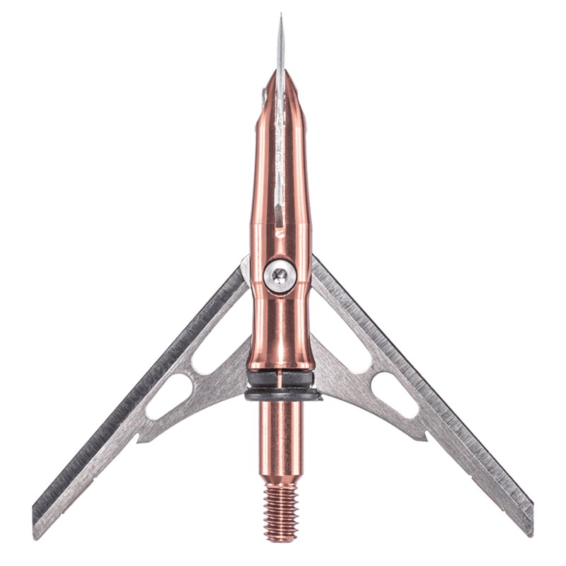 Rocky Mountain R43000 XTreme Turkey Broadhead Anodized Aluminum Ferrule Blades 100 gr2 Per Pack