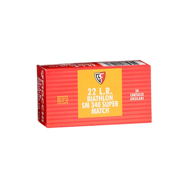 Fiocchi 22SM340 Exacta Super Match 22 LR 40 gr Round Nose 50 Per Box 100 Case