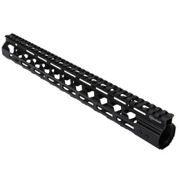 Firefield FF34067 Verge Handguard MLOK Aluminum Black Anodized Picatinny Rail AR Platform 15 Long