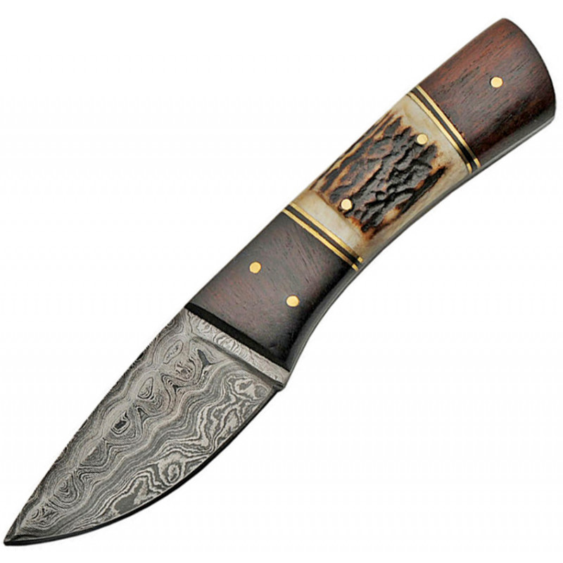 Fixed Blade Stag and Wood