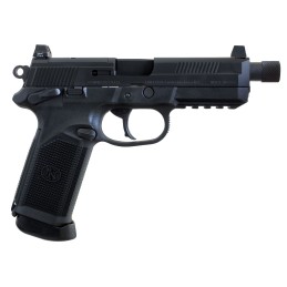 FN 66981 FNX Tactical 45 ACP  5.30 Threaded Barrel 101   Matte Black  Manual Safety  Night Sights  Optics Ready