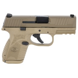 FN 66100819 509 Compact 9mm Luger 3.70 Barrel 101 Flat Dark Earth Polymer Frame With Mounting Rail Flat Dark Earth Stainless Ste