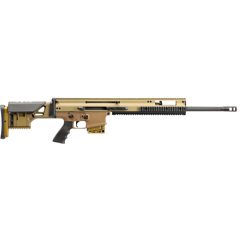 FN 381005452 SCAR 20s NRCH 7.62x51mm NATO 101 20 Black Steel Barrel Flat Dark Earth Anodized Picatinny Rail Aluminum Receiver Fl