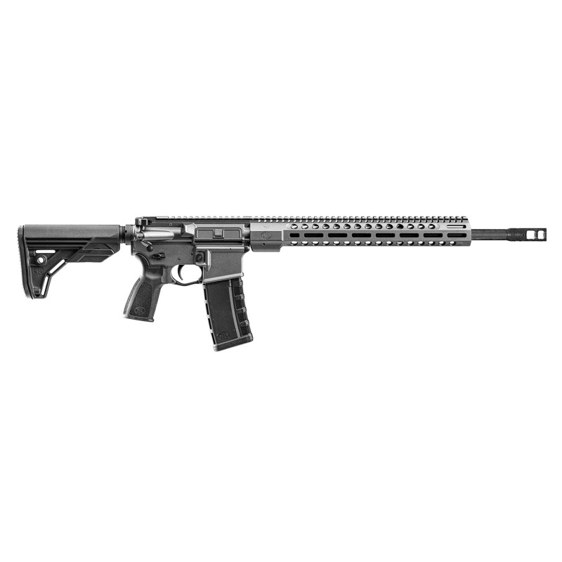 FN 36100683 FN 15 DMR3 5.56x45mm NATO 18 Barrel 301 Tungsten Gray Receiver Black OEM Stock  Grip Optics Ready