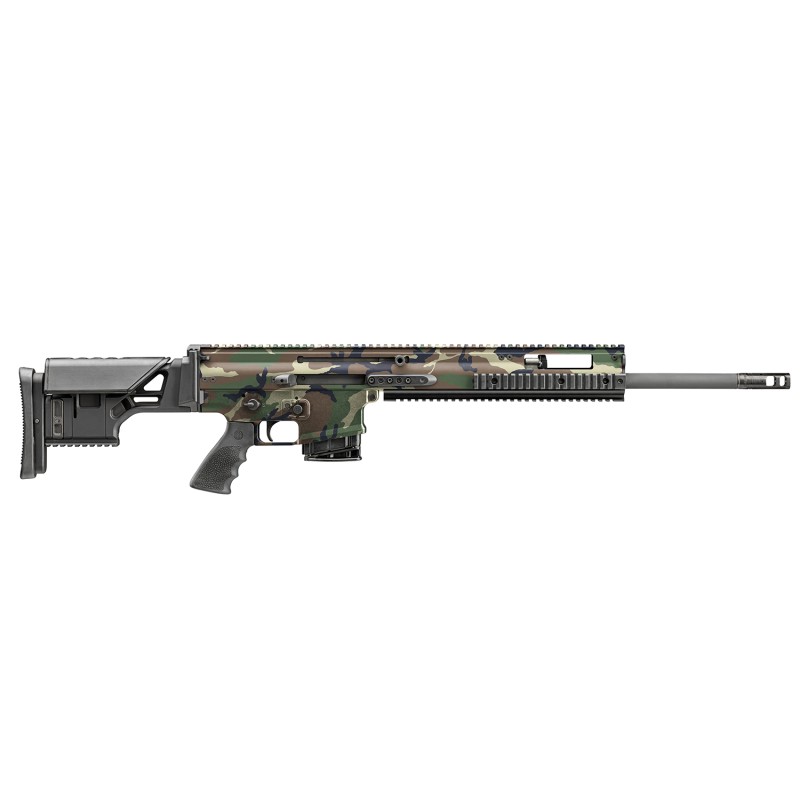 FN 3810170101 SCAR 17S 7.62x51mm NATO 201 20 Black Anodized Steel Threaded Barrel 1913 Picatinny Rail Aluminum Receiver Adjustab