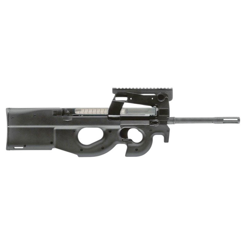 FN 3848950463 PS90  5.7x28mm 501 16 Black Ported Barrel Black Aluminum Receiver MILSTD 1913 Rail Matte Black Synthetic Bullpup S