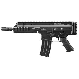 FN 38101240 SCAR 15P 5.56x45mm NATO 301 7.50 ChromeLined Barrel Black A2 Polymer Grip Picatinny Stock Adapter 3 Prong Flash Hide