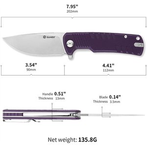 G769 Linerlock Purple