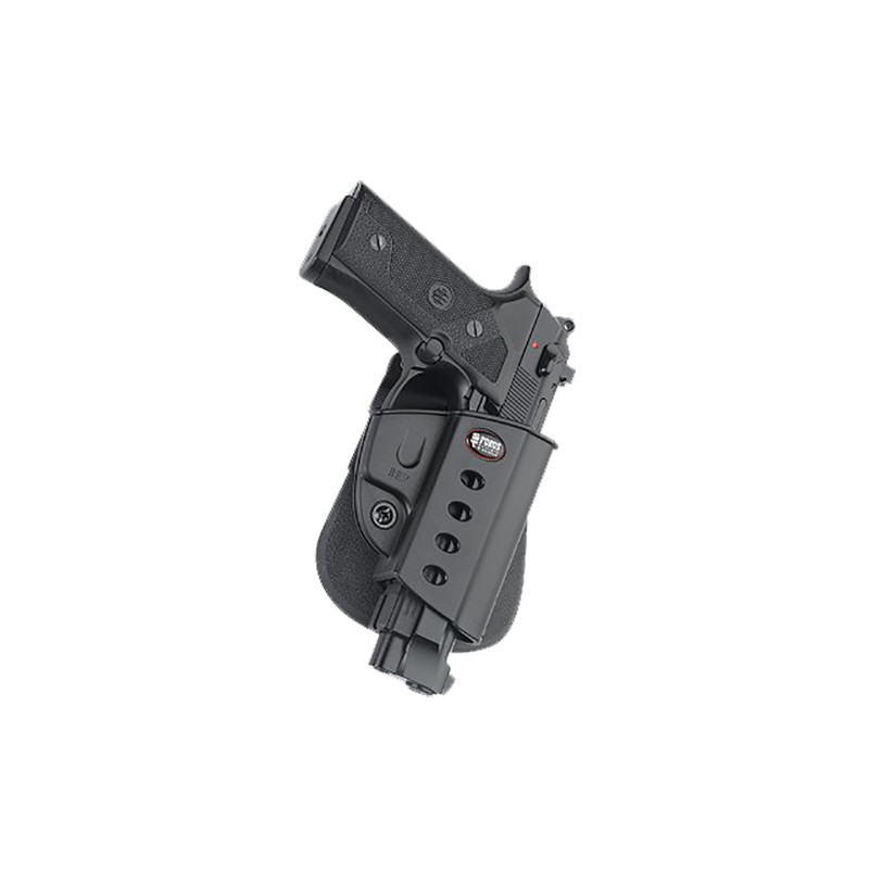 Fobus BRV Passive Retention Evolution OWB Black Polymer Paddle Fits Beretta Vertec Fits Taurus PT92 wRail Fits Taurus PT99 wRail