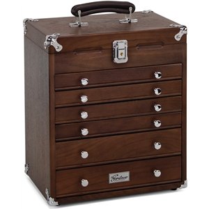 6-Drawer Collector's Chest Oak