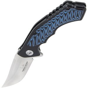 Whirlwind Linerlock Blue G10
