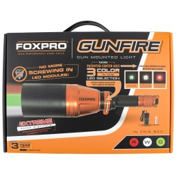 Foxpro GUNFIRE Gun Fire  OrangeBlack Metal RedGreenWhite Filter