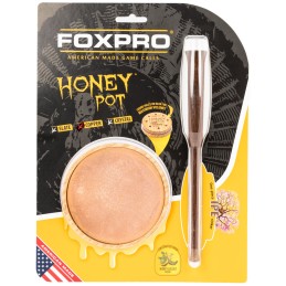 Foxpro HPCOPPER Honey Pot  Turkey Species Pot Call Natural Honey Locust WoodCopper