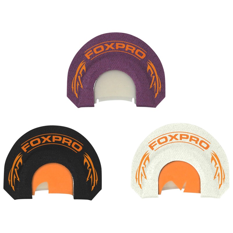 Foxpro HYBRID SPUR COMBO Crooked Spur Hybrid Spur Combo Pack Diaphragm Call Double Reed Turkey Sounds Attracts Turkeys BlackPurp