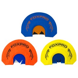 Foxpro CSSPURTKRCOMBO Spurtaker Combo Diaphragm Call Attracts Turkey BlueOrangeYellow 3 Pack