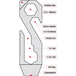 GPT Mini Pocket Tool Titanium