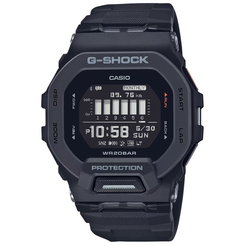 Gshockvlc Distribution GBD2001 GShock Tactical Black Stainless Steel Bezel 145215mm