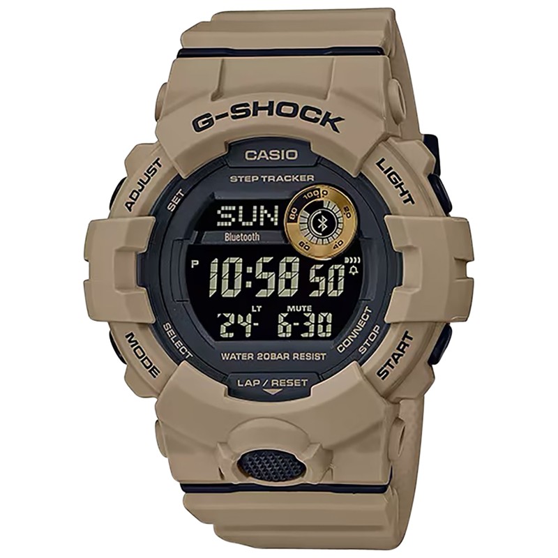 Gshockvlc Distribution GBD800UC5 GShock Tactical Move Power Trainer Fitness Tracker Tan