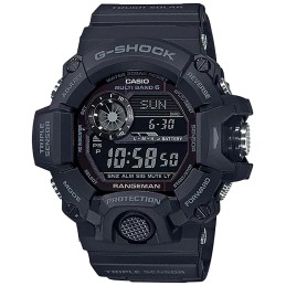 Gshockvlc Distribution GW94001B GShock Tactical Rangeman Keep Time Blackout Size 145215mm Features Digital Compass