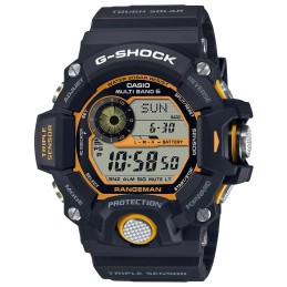 Gshockvlc Distribution GW9400Y1 GShock Tactical Rangeman Keep Time BlackYellow Size 145215mm Features Digital Compass