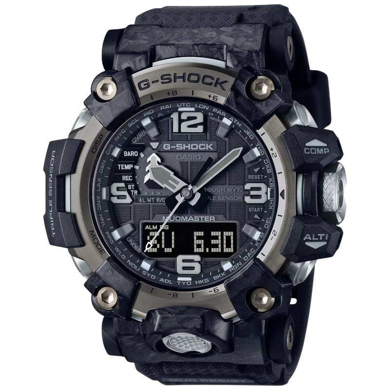 Gshockvlc Distribution GWG20001A1 GShock Tactical MudMaster Keep Time Black Features Digital Compass