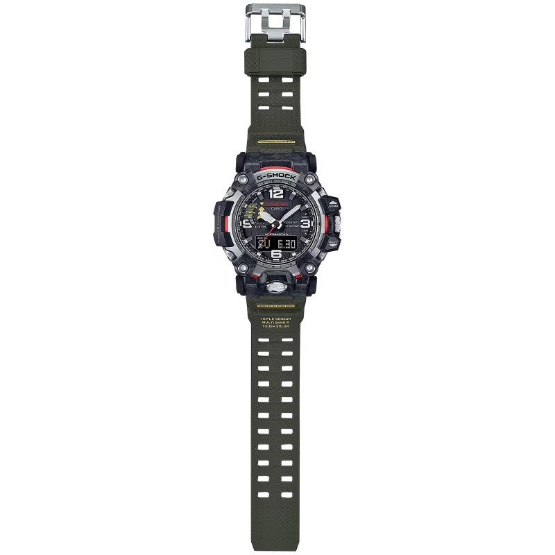 Gshockvlc Distribution GWG20001A3 GShock Tactical MudMaster Keep Time Green Features Digital Compass