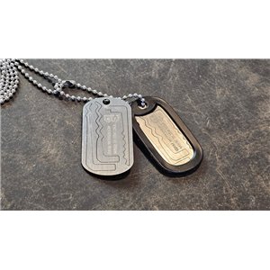 Lock Pick Dog Tag Necklace