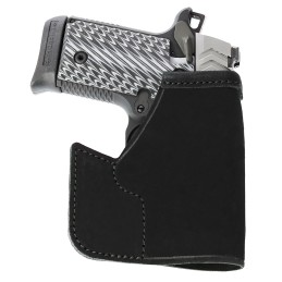 Galco PRO608B Pocket Protector  Black Leather Fits Sig P238 Fits Springfield 911Diamondback DB Ambidextrous