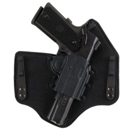 Galco KT228B KingTuk Deluxe IWB Black KydexLeather Compatible wGlock 20212930 UniClip Mount Right Hand