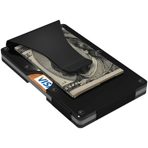 Black Aluminum Wallet