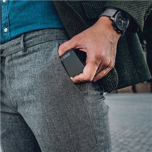 Black Aluminum Wallet