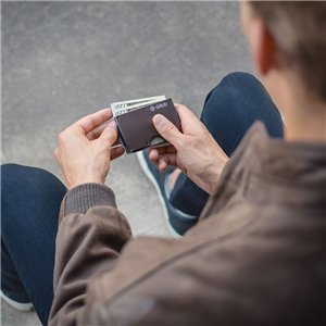 Gunmetal Aluminum Wallet