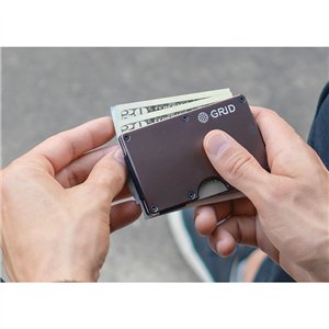 Gunmetal Aluminum Wallet